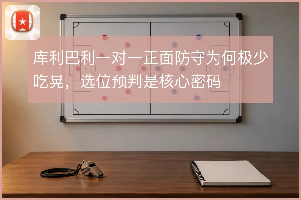 库利巴利一对一正面防守为何极少吃晃，选位预判是核心密码