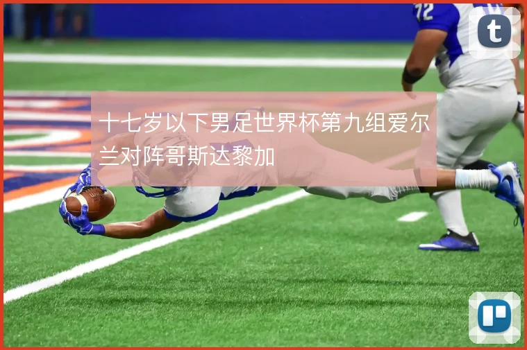 十七岁以下男足世界杯第九组爱尔兰对阵哥斯达黎加